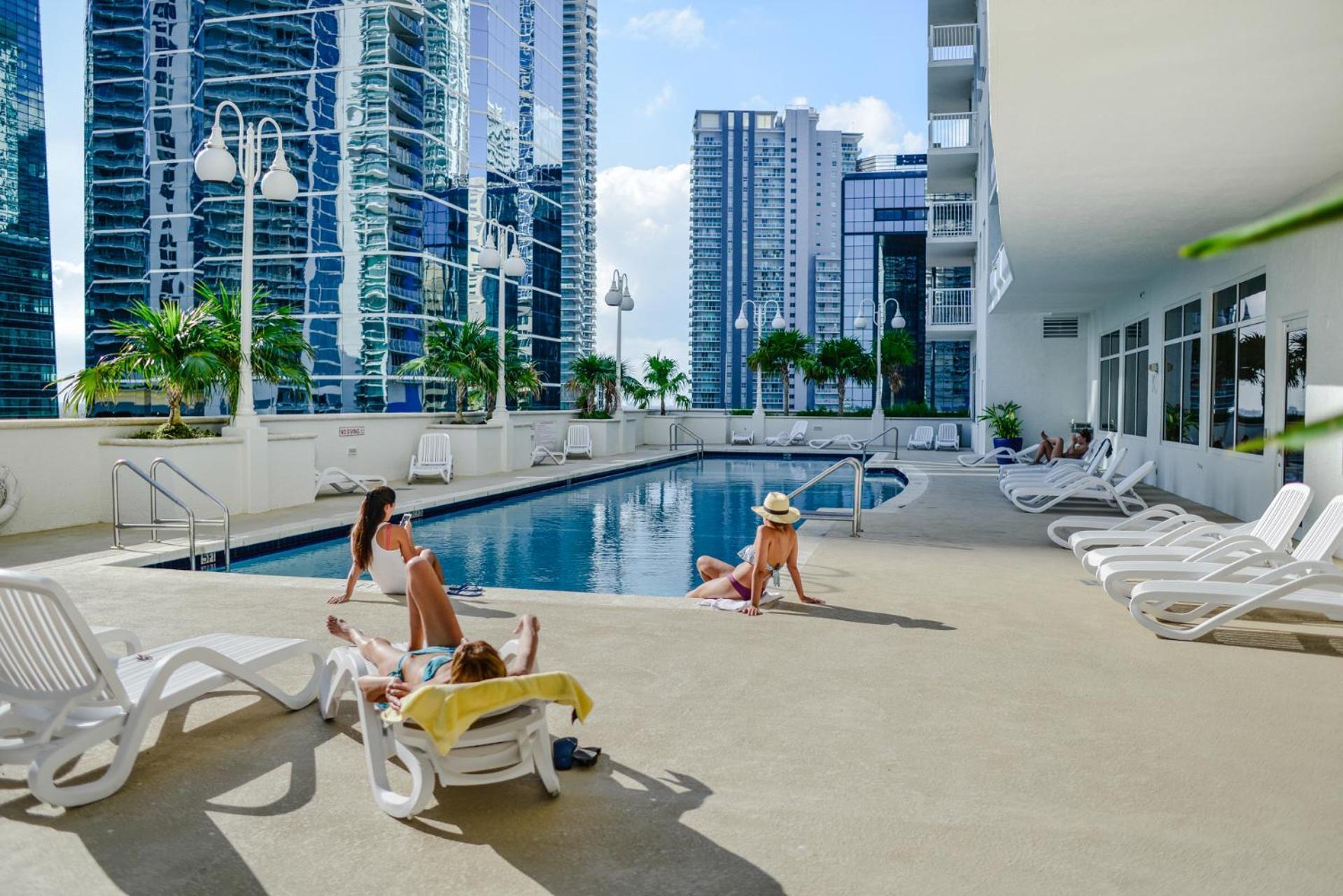Centric Modern 40Thfloor Brickell Condo Free Parking By Palermo Home Miami Luaran gambar